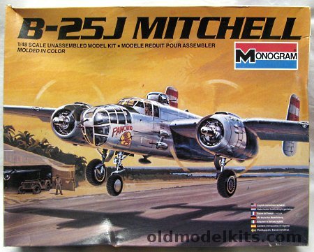 Monogram 1/48 B-25J Mitchell or PBJ-1J - (Navy), 5502 plastic model kit